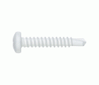 DIN-7504-N HP B [CP] Tornillo autotaladrante de cabeza alomada. Pintado blanco. Huella PH
